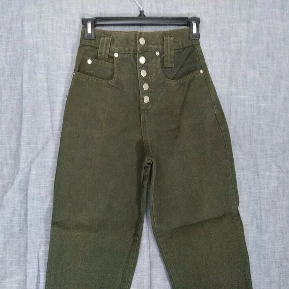 Nada Nuff High Waisted Relaxed Tapered Leg Jeans - Picture 10 of 12